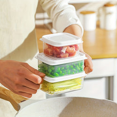 3pcs Organizer Bins Clear Plastic Bins For Fridge Freezer Kitchen Cabinet Pantry