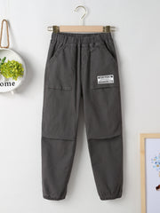 Boy's Happy Child Smiley Graphic Pants for Spring Autumn