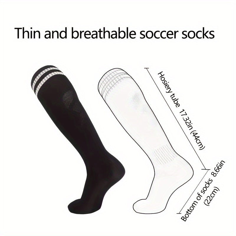 Anti Slip Football Socks Moisture-wicking Over The Calf