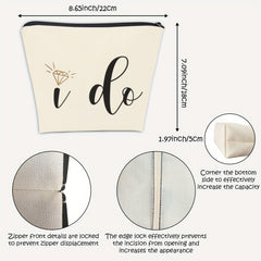 Bride Makeup Bag I Do Bride To Be Gift