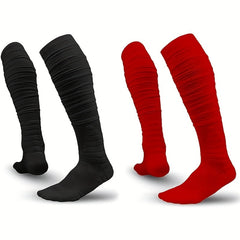 4 Pairs Men's Football Compression Socks