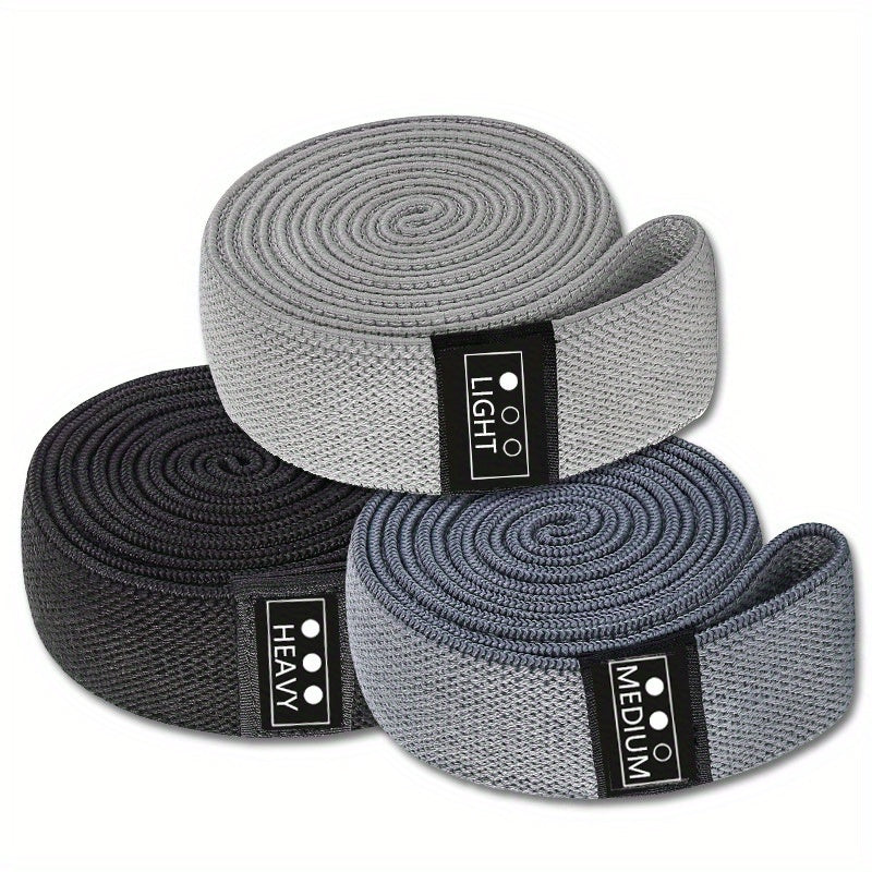 3pcs Resistance Band Set for Squatting Yoga Elastic Tension Rope