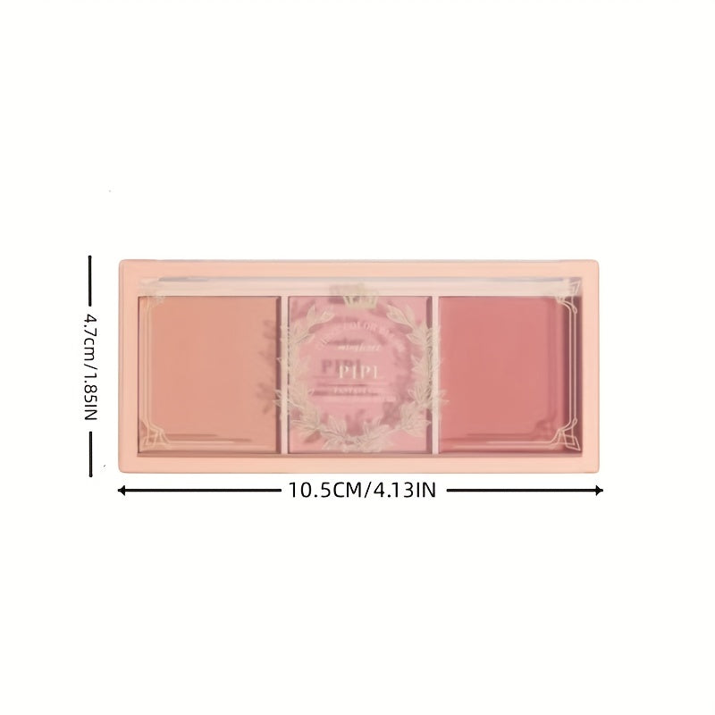 Blush Powder Palette Nude Makeup Natural Matte Milk Tea Orange Long Lasting