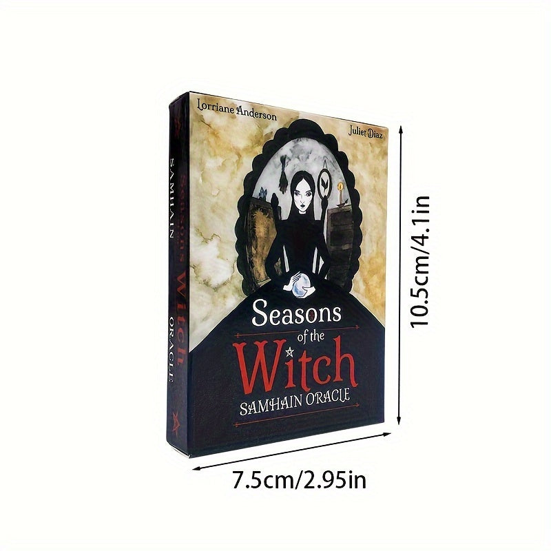 Seasons Of The Witch 78 Tarot Cards For Beginners Playing Cards Guide Book