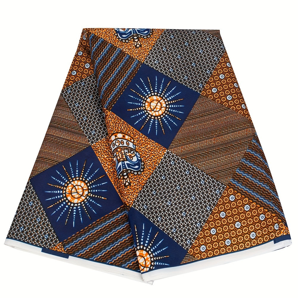 African Printed Fabric DIY Patchwork Cloth Sewing Supplies