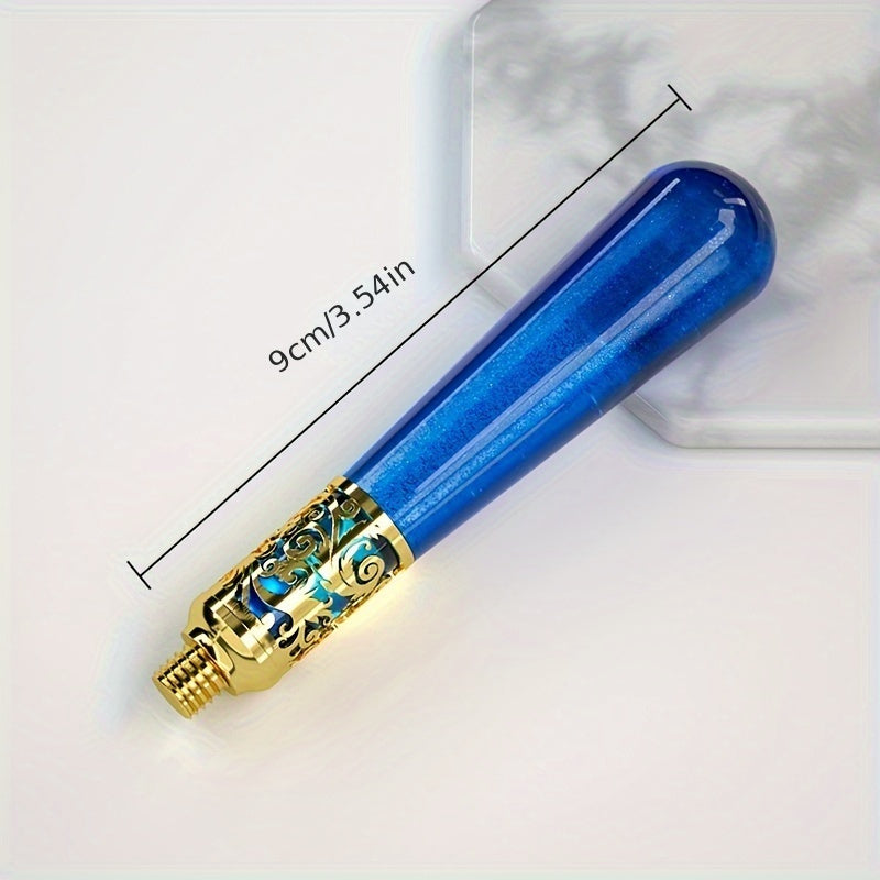 Wax Seal Stamp Handle Metal & Resin Material Fire Lacquer Brass Accessories