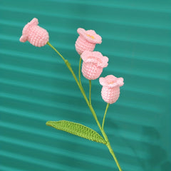 Crochet Wool Lily Of The Valley Flower Handicraft