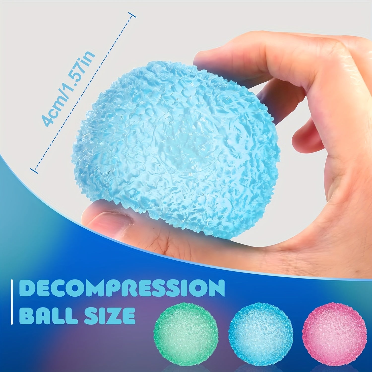 Grass Ball Squeeze Toy TPR Material Slow Rebound Texture Portable Party Supplies