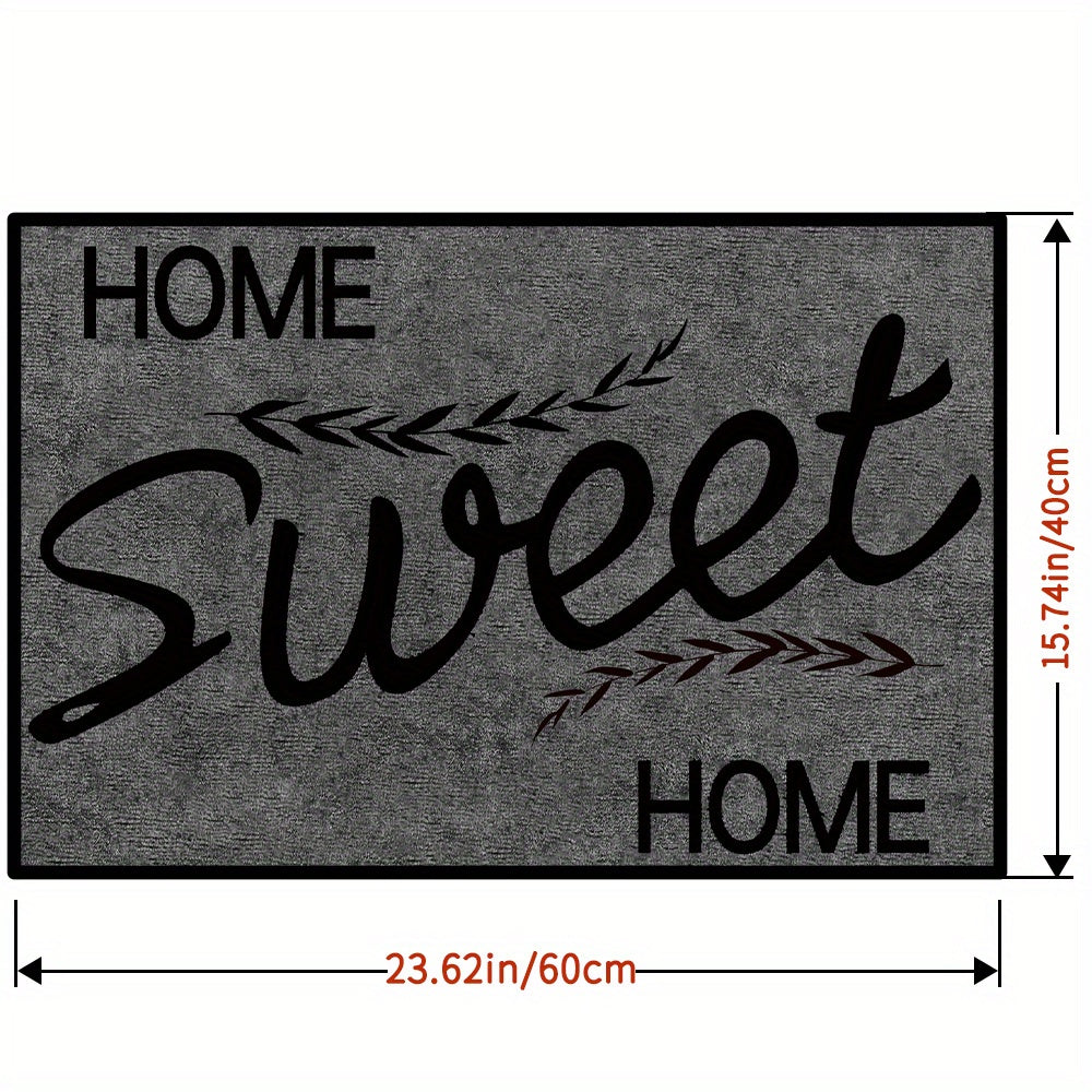 1pc Welcome Door Mat Non slip Front Door Outdoor Indoor Entrance Mat