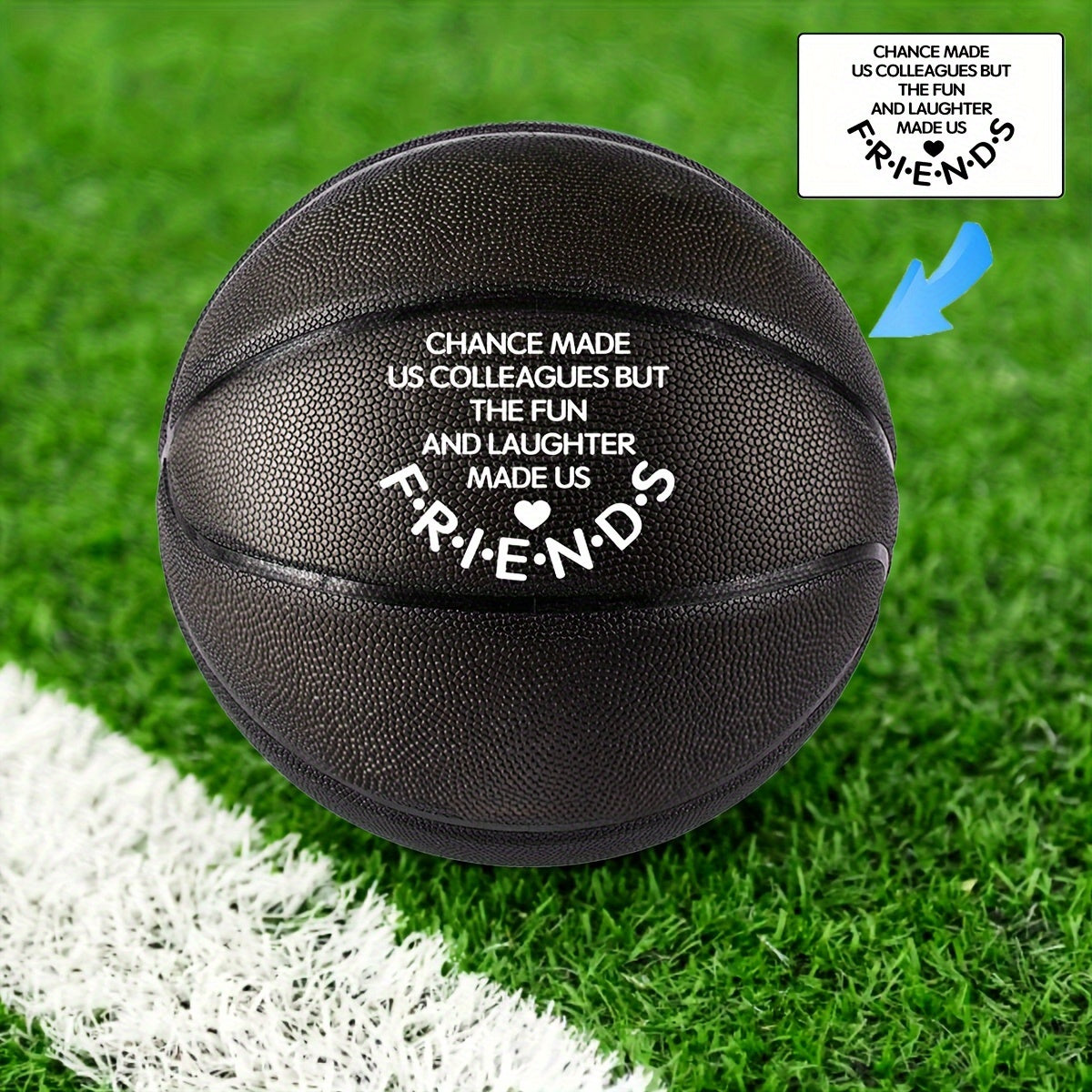 Customized Engraved Image Text Basketball Gift For Basketball