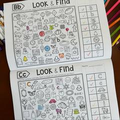 Letters Objects Colors Graphics Image Workbook Christmas Gift