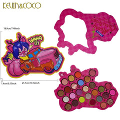 27 Colors Eyeshadow Palette Punky Smokey Style Matte Pearly Sequins Finish