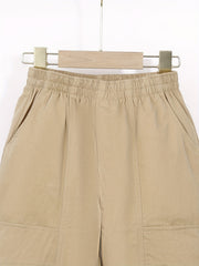 Boys Solid Cotton Active Pants Quick Drying Jogger Kids Clothing