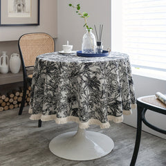 Coconut Tree Tablecloth American Style for Home Decor and Dining