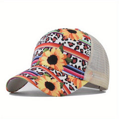 Mesh Baseball Cap Breathable Sun Hat Golf Sports Trucker Cap Dad Hat