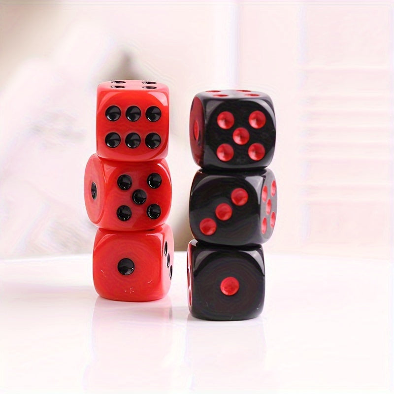 10pcs Acrylic Dice 16mm Round Corner Game Dice
