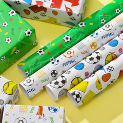 Colorful Cartoon Birthday Gift Wrapping Paper Roll