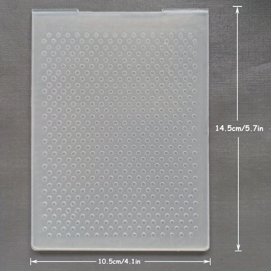 Arrival Dot Embossing Folders DIY Paper Cutting Dies Scrapbooking Plastic