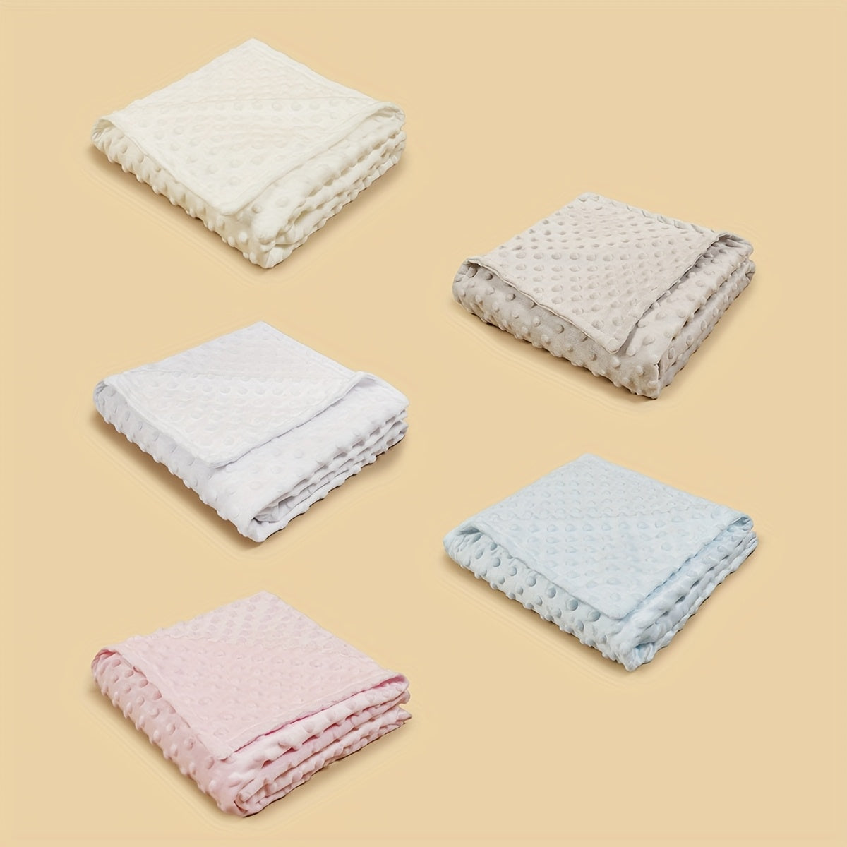 Soft Double Layer Fleece Baby Swaddle Blanket