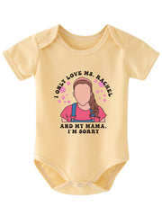 Baby Girls Cartoon Print Onesie for Summer
