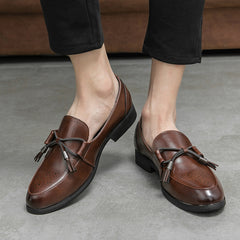 Men's Casual Loafers With Bow Knot Comfort