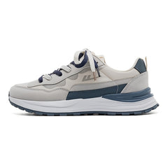 Men's Athletic Lace-Up Sneakers: Wear-Resistant & Breathable