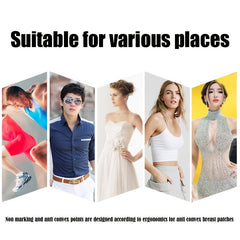 4pcs Lace Breast Lift Stickers Anti-Sagging U Shape Bra Pad Random Size