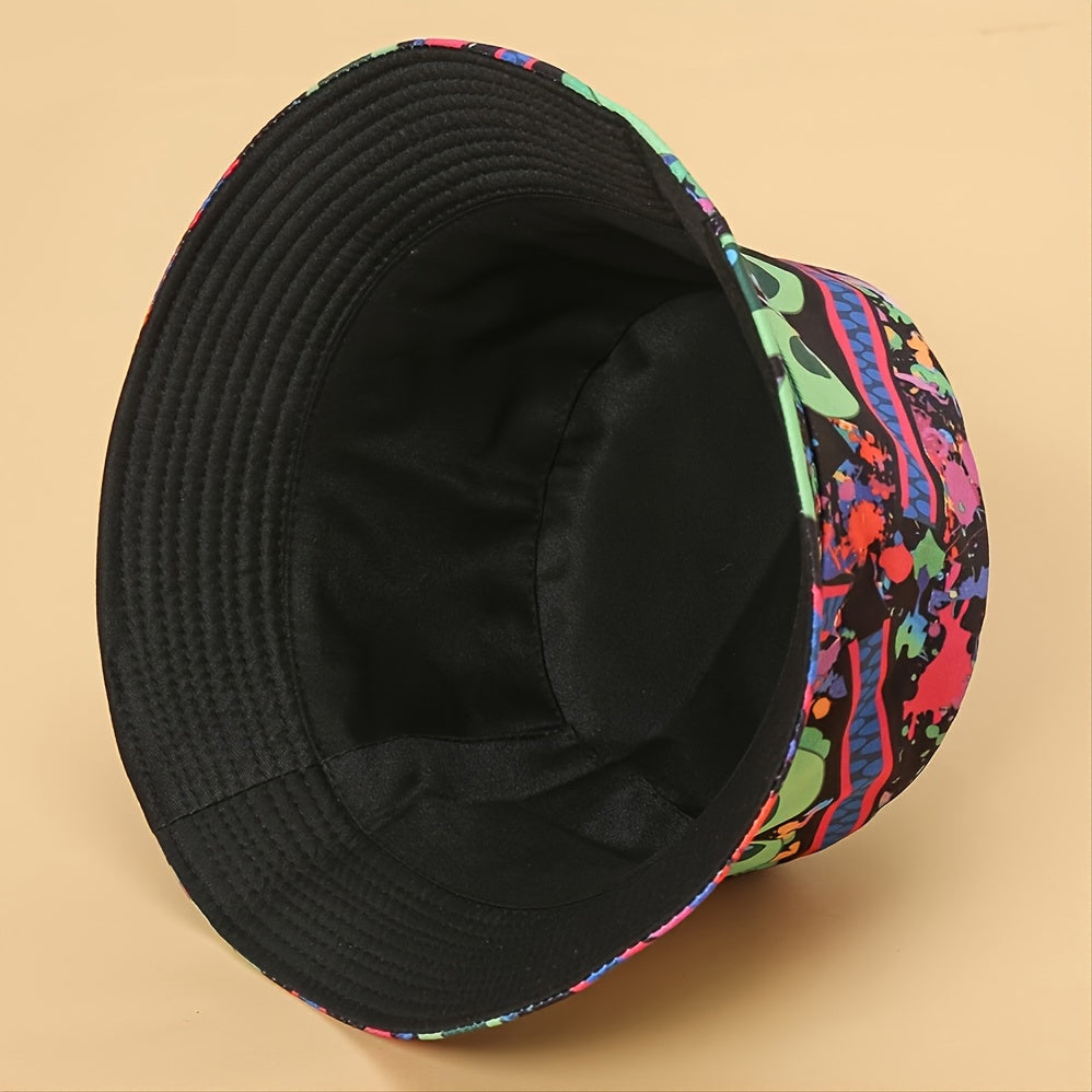 Egg Printed Bucket Hat Unisex Lightweight Outdoor Headwear