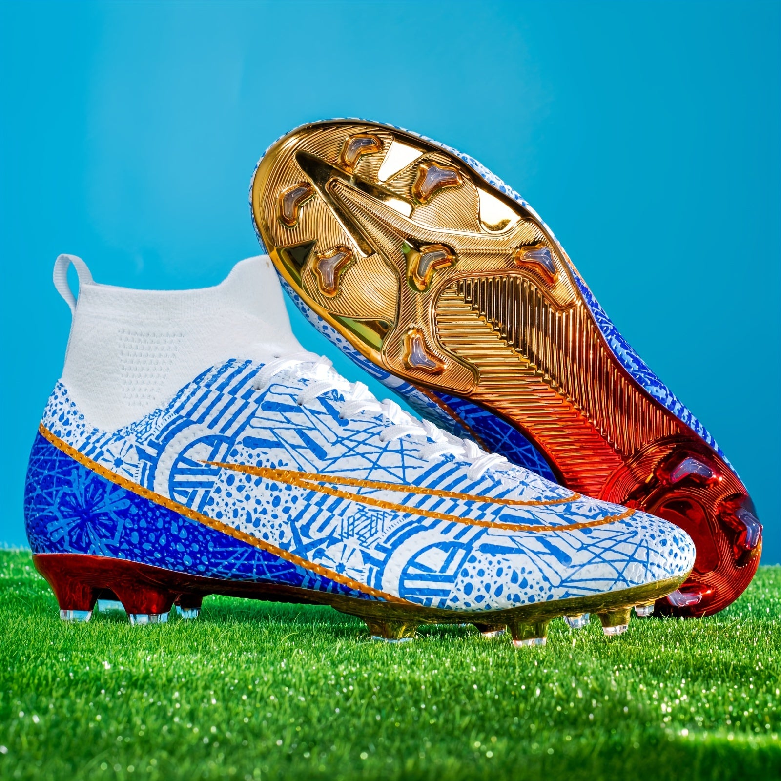 Pro Anti Slip Football Boots for Men - Competition Training & Soccer Games