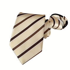 Easy Pull Lazy Tie Convenient Tie Polyester Men's Zip