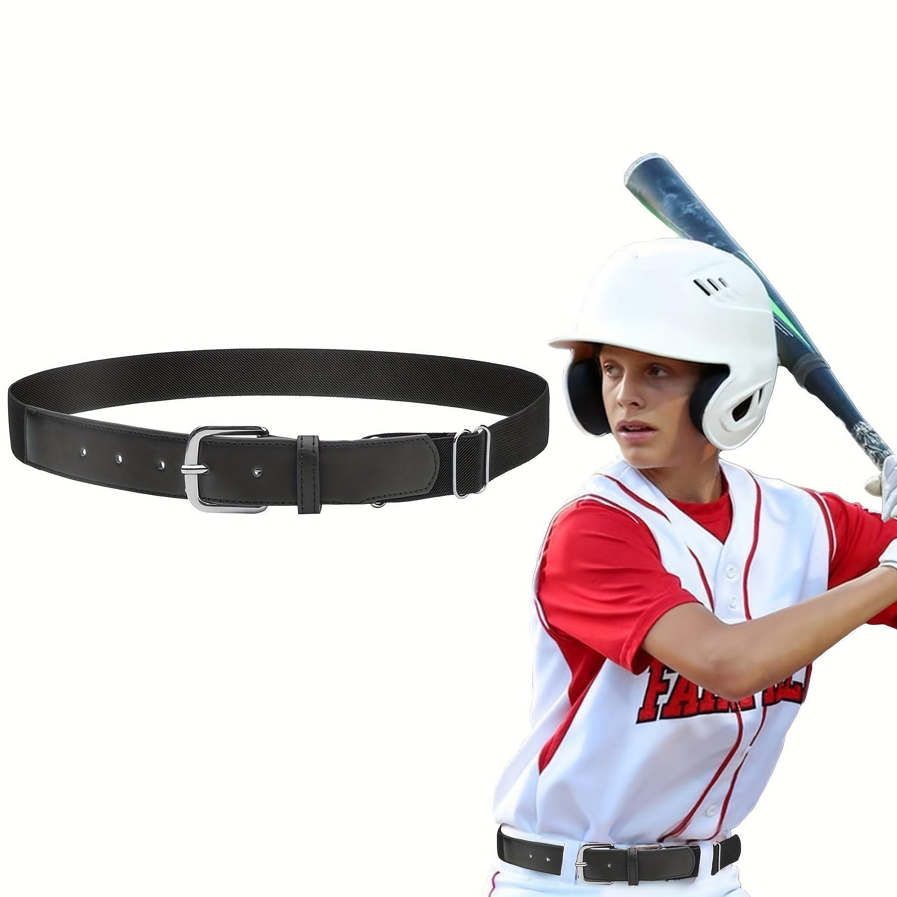 Boys Adjustable Elastic Sports Woven Belt