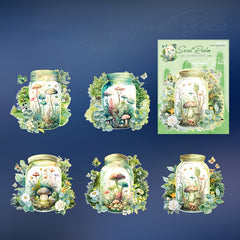 10 Pieces PET Sticker Pack Fragrance Bottle DIY Decoration Materials