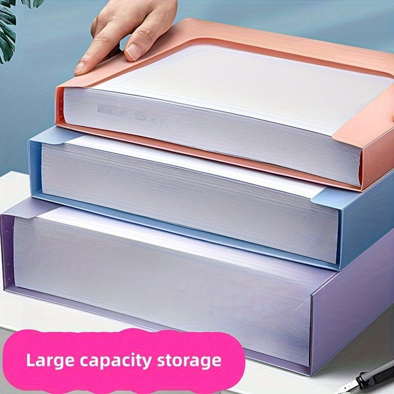 A4 Plastic File Box Thickened Data Office Ticket Storage Box