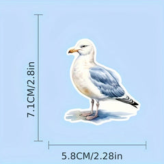 Marine & Sailing Vinyl Stickers Set 50 Pcs for Laptops, Bikes, Water Bottles