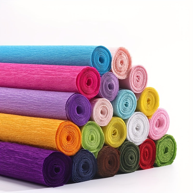 Colorful Crinkle Paper Origami Diy Material Pack