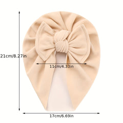 Kids Imitated Cashmere Square Bow Hat