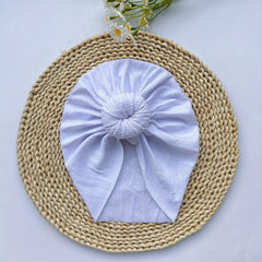 Soft Elastic Baby Donut Hat for Girls