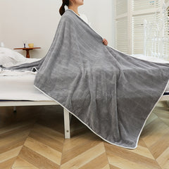 Gray Microfiber Bath Towel 180x89cm
