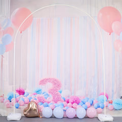 4 in 1 Wedding Arch Stand Backdrop Balloon Ring