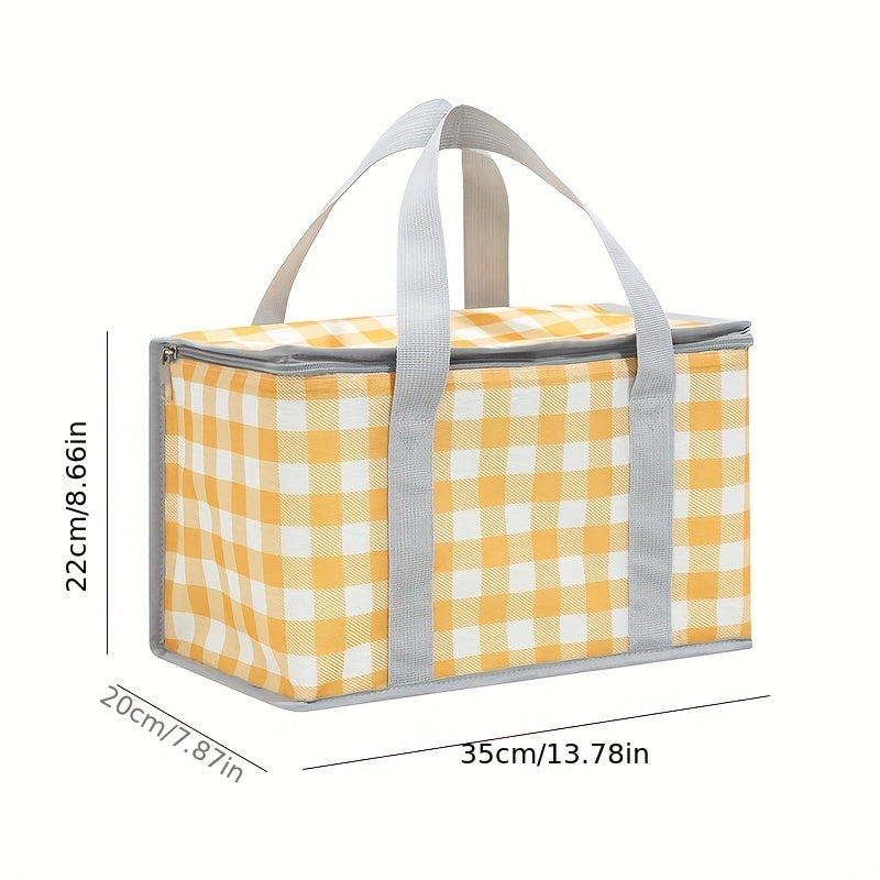Large Reusable Insulated Bag for Outdoor Picnics