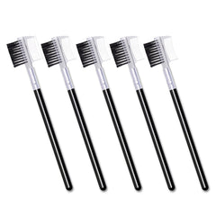 5pc Eyelash Comb & Eyebrow Brush Set for Extensions & Makeup