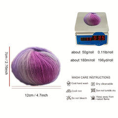 3pcs 100% Wool Colored Yarn for Knitting Crochet Scarf Sweater 150g