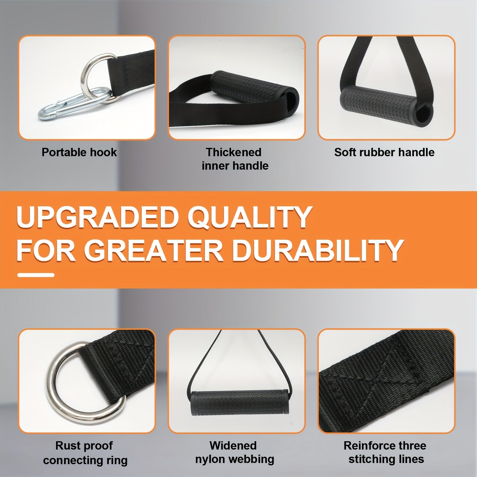 Resistance Band Cable Machine Handles - Exercise Handles