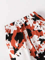 Baby Girls Leopard Graphic Casual Trousers