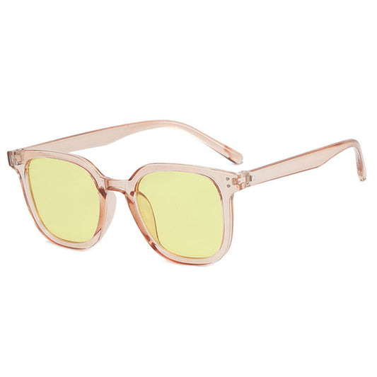 Vintage Oversized Square Sunglasses Stylish Rectangle Eyewear Women