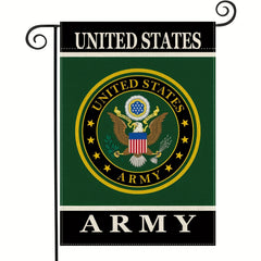 Veterans Garden Flag U S Military Gift Double Sided Outdoor Decor