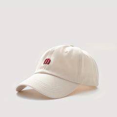 M Embroidery Baseball Cap Solid Casual Sunshade Dad Hats Unisex Couple Sun Hat