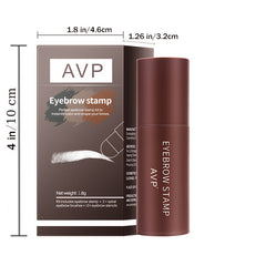 Waterproof Eyebrow Shaping Set with Stencil, Powder Stick & Brush