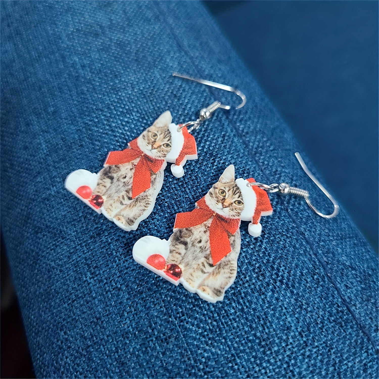 Acrylic Christmas Earrings for Boys and Girls