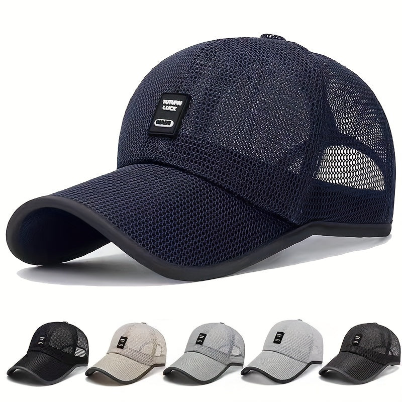 Mesh Baseball Cap Summer Outdoor Sun Cap Casual Sport Hat